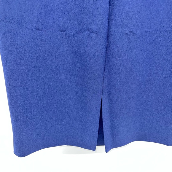 Anne Klein The Executive Collection Royal/Navy Blue Classic Pencil Skirt Size 4 - Picture 6 of 10